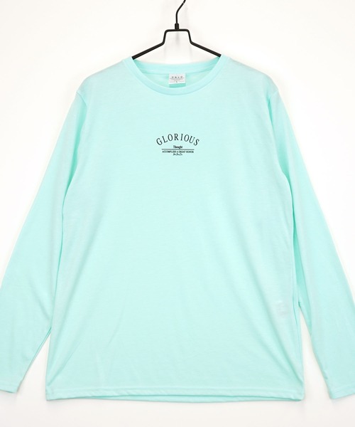 GGD SELECT(ジージーディー セレクト)の「ロゴプリント ロングスリーブTシャツ(Tシャツ/カットソー・メンズ・ブラック/スミクロ/ネイビー系1/ブラック系その他3/ブラック系その他4/ブラック系その他5/ホワイト系その他/ブラック系その他2/ネイビー/グレー系その他2/ブラック系その他/ホワイト系その他2/ホワイト系その他4/サックスブルー/ラベンダー/パープル系その他/ホワイト系その他3/ブラック系その他6/グレー系その他/ホワイト/ブルー系その他/ミント/グリーン系その他/ブルー系その他2・LL/L/M)」の18枚目の写真