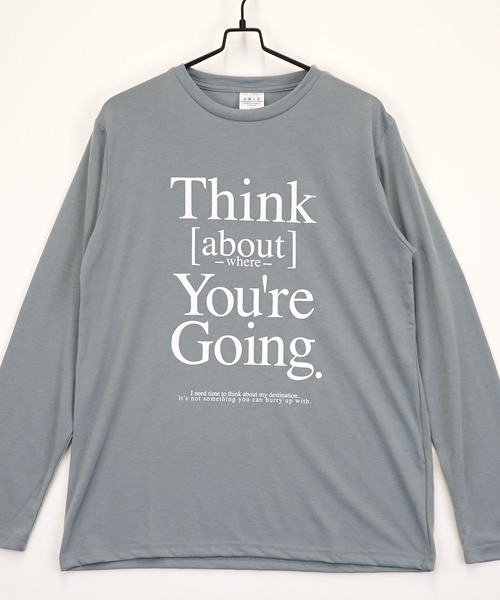 GGD SELECT(ジージーディー セレクト)の「ロゴプリント ロングスリーブTシャツ(Tシャツ/カットソー・メンズ・ブラック/スミクロ/ネイビー系1/ブラック系その他3/ブラック系その他4/ブラック系その他5/ホワイト系その他/ブラック系その他2/ネイビー/グレー系その他2/ブラック系その他/ホワイト系その他2/ホワイト系その他4/サックスブルー/ラベンダー/パープル系その他/ホワイト系その他3/ブラック系その他6/グレー系その他/ホワイト/ブルー系その他/ミント/グリーン系その他/ブルー系その他2・LL/L/M)」の19枚目の写真