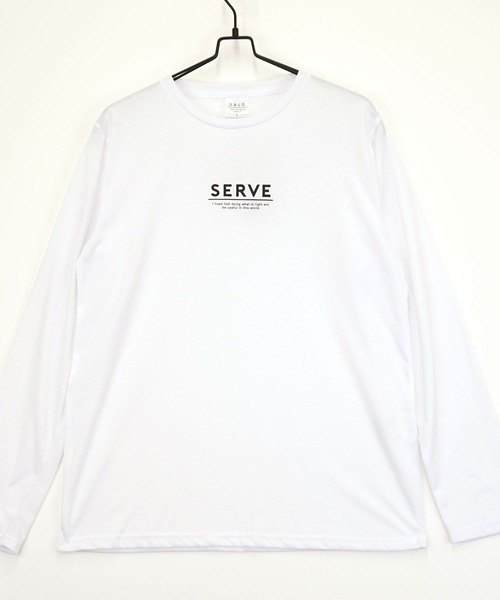 GGD SELECT(ジージーディー セレクト)の「ロゴプリント ロングスリーブTシャツ(Tシャツ/カットソー・メンズ・ブラック/スミクロ/ネイビー系1/ブラック系その他3/ブラック系その他4/ブラック系その他5/ホワイト系その他/ブラック系その他2/ネイビー/グレー系その他2/ブラック系その他/ホワイト系その他2/ホワイト系その他4/サックスブルー/ラベンダー/パープル系その他/ホワイト系その他3/ブラック系その他6/グレー系その他/ホワイト/ブルー系その他/ミント/グリーン系その他/ブルー系その他2・LL/L/M)」の5枚目の写真