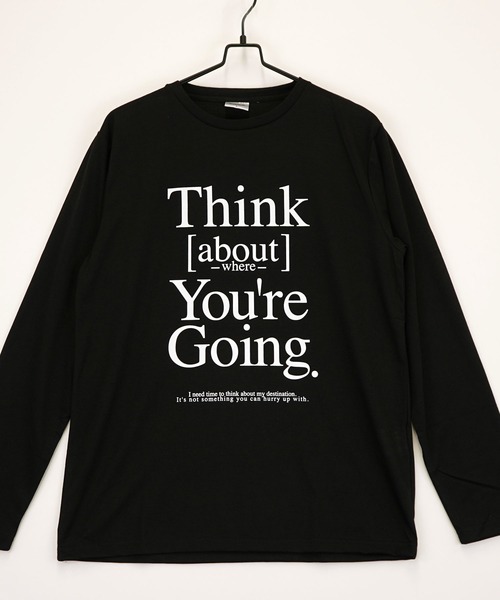 GGD SELECT(ジージーディー セレクト)の「ロゴプリント ロングスリーブTシャツ(Tシャツ/カットソー・メンズ・ブラック/スミクロ/ネイビー系1/ブラック系その他3/ブラック系その他4/ブラック系その他5/ホワイト系その他/ブラック系その他2/ネイビー/グレー系その他2/ブラック系その他/ホワイト系その他2/ホワイト系その他4/サックスブルー/ラベンダー/パープル系その他/ホワイト系その他3/ブラック系その他6/グレー系その他/ホワイト/ブルー系その他/ミント/グリーン系その他/ブルー系その他2・LL/L/M)」の7枚目の写真