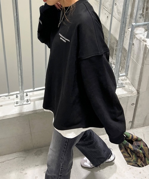 美香着⭐完売ロゴスウェット⭐ MUSINSA公式 | GRAVER [ユニセックス]ACORN OF ロゴ スウェット_12カラー