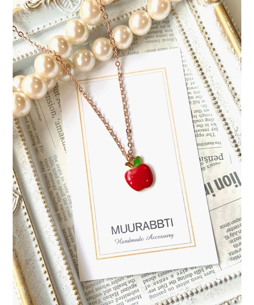 MUURABBTI】リンゴペンダント(MA)（ネックレス）｜tone（トーン