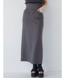 MURUA | パウダーツイルナロースカート【セット販売対象】(スカート)