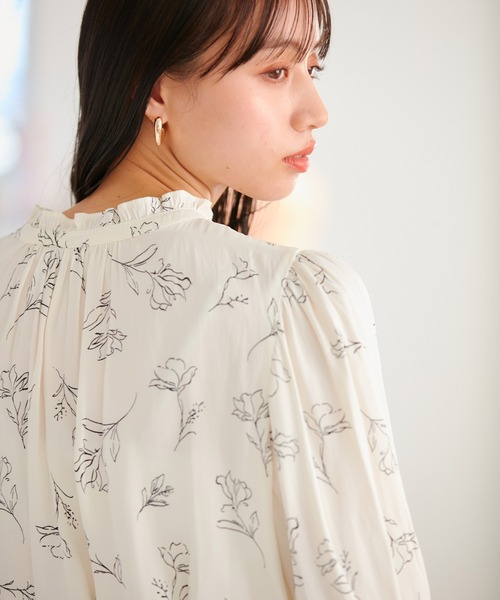 VIS（ビス）の「【前後2WAY】割繊ピンタックブラウス【洗える】（シャツ/ブラウス・レディース・オフホワイト/ピンク系その他2/イエロー系その他/ホワイト系その他5・FREE）」の14枚目の写真