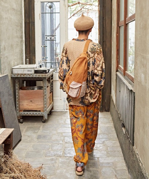 チャイハネ　プリントパンツ コウコクプリントメンズパンツ(PEONY): 『チャイハネ』公式通販