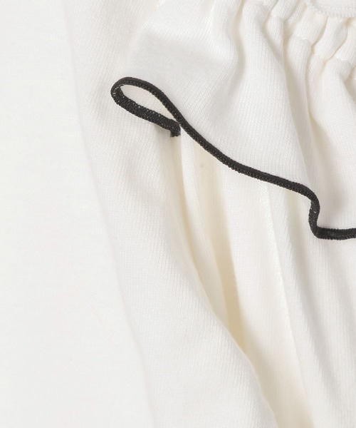 GLOBAL WORK(グローバルワーク)の「ヘビロッTEE/肩あき長袖/976071(Tシャツ/カットソー・キッズ・ブラック/オフホワイト・140cm/150cm/160cm/170cm/130cm/120cm)」の11枚目の写真