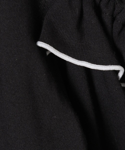 GLOBAL WORK(グローバルワーク)の「ヘビロッTEE/肩あき長袖/976071(Tシャツ/カットソー・キッズ・ブラック/オフホワイト・140cm/150cm/160cm/170cm/130cm/120cm)」の6枚目の写真