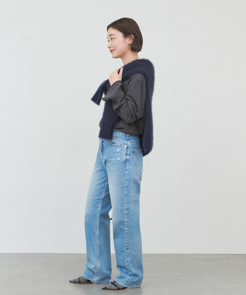 IENA（イエナ）の「《追加》TA/PL ノーカラーブラウス（シャツ