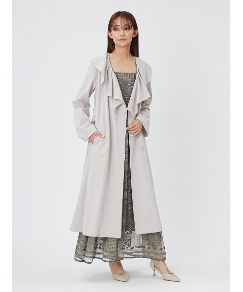 FRAY I.D（フレイアイディー）の「オーナメントパネルスクエアードレス（ドレス・レディース・パープル/ブラック/ミント・0/1）」の18枚目の写真