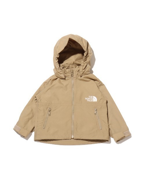 THE NORTH FACE(ザノースフェイス)の「THE NORTH FACE Baby Compact Jacket / ザ・ノース・フェイス ベビー コンパクト ジャケット(ナイロンジャケット・キッズ・ベージュ/イエロー/ネイビー/ピンク/ターコイズブルー/マルチ・80/90)」の2枚目の写真