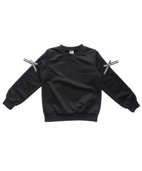 Bee des Bee（ビーデスビー）の「ラインリボントップス（スウェット・キッズ・ブラック/ホワイト・150cm/140cm/130cm/120cm/110cm/100cm）」の15枚目の写真