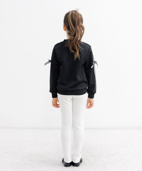 Bee des Bee（ビーデスビー）の「ラインリボントップス（スウェット・キッズ・ブラック/ホワイト・150cm/140cm/130cm/120cm/110cm/100cm）」の18枚目の写真