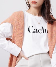 Chez toi | フロッキーロゴプリントロンT(Tシャツ/カットソー)