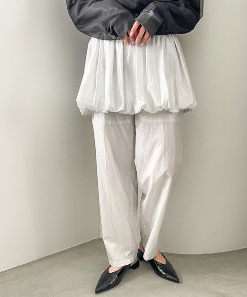 LOWRYS FARM（ローリーズファーム）の「メタリックスカパン 100504（その他パンツ・レディース・グレー/ブラック系その他/ブラック・FREE）」の3枚目の写真