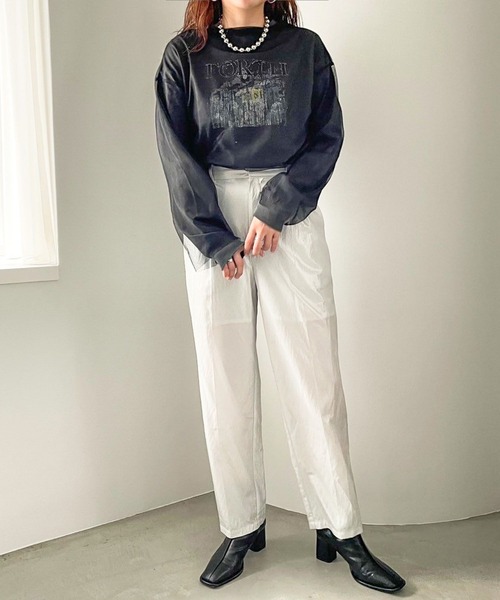 LOWRYS FARM（ローリーズファーム）の「メタリックスカパン 100504（その他パンツ・レディース・グレー/ブラック系その他/ブラック・FREE）」の9枚目の写真