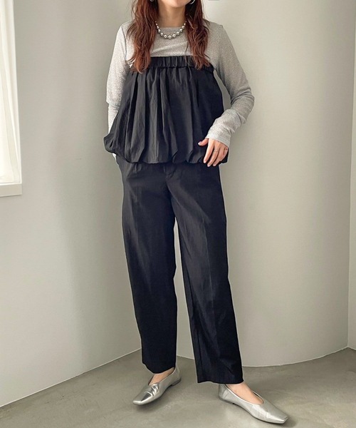 LOWRYS FARM（ローリーズファーム）の「メタリックスカパン 100504（その他パンツ・レディース・グレー/ブラック系その他/ブラック・FREE）」の11枚目の写真