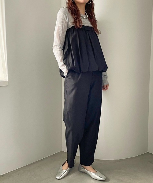 LOWRYS FARM（ローリーズファーム）の「メタリックスカパン 100504（その他パンツ・レディース・グレー/ブラック系その他/ブラック・FREE）」の12枚目の写真