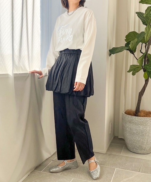 LOWRYS FARM（ローリーズファーム）の「メタリックスカパン 100504（その他パンツ・レディース・グレー/ブラック系その他/ブラック・FREE）」の14枚目の写真