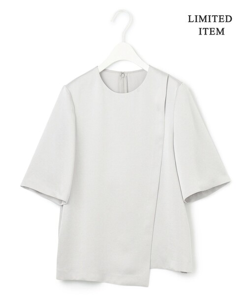 ICB（アイシービー）の「【WEB限定・洗える】サテンクレープ T