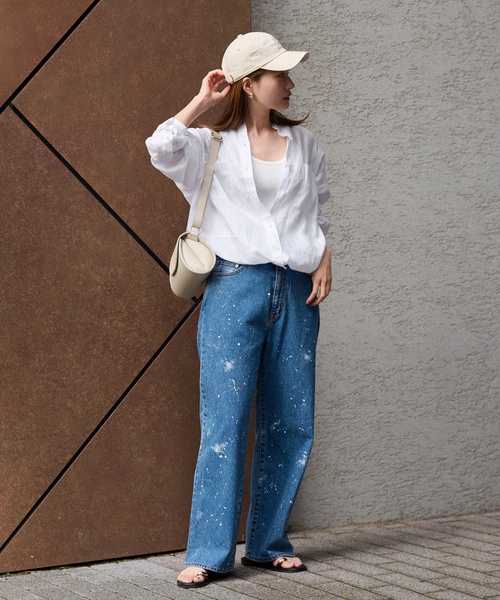 FRAMEWORK フレンチリネンドロストシャツ FRAMeWORK｜≪追加≫フレンチリネンドロストシャツ | Rakuten