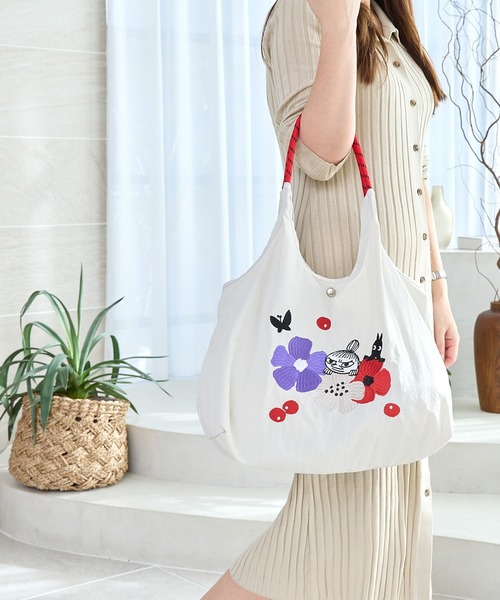 ムーミン ミー トートバッグ ショルダーバッグ 軽量 軽い 大容量 旅行