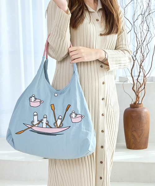 ムーミン ミー トートバッグ ショルダーバッグ 軽量 軽い 大容量 旅行