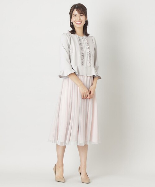 【セール】ポンチフリルボレロ（ブルゾン）｜SCARF（スカーフ）