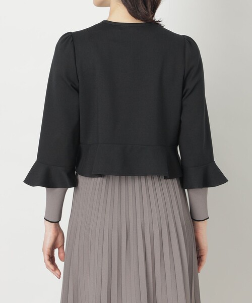 【セール】ポンチフリルボレロ（ブルゾン）｜SCARF（スカーフ）