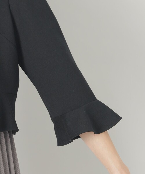 【セール】ポンチフリルボレロ（ブルゾン）｜SCARF（スカーフ）