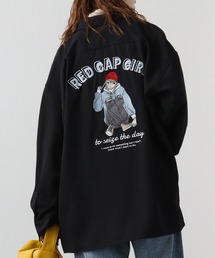 REDCAPGIRL バック 刺繍 バルーンスリーブシャツ