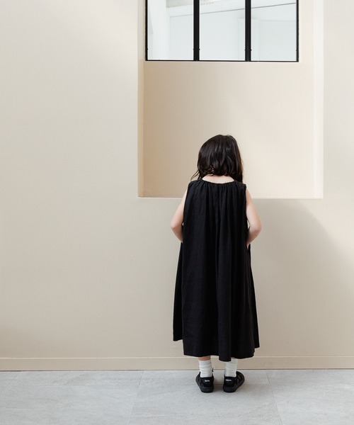 LOWRYS FARM（ローリーズファーム）の「ノルマンディノースリーブワンピース　986701（ワンピース・キッズ・チャコールグレー/ブルー/グリーン・110cm/120cm/130cm/140cm/150cm）」の16枚目の写真