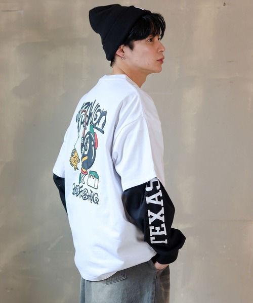 SPINNS(スピンズ)の「【ユニセックスで着用可能】ラグランロング SPINNS(スピンズ)の「【ユニセックスで着用可能】ラグランロング