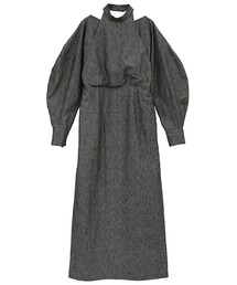 CLANE（クラネ）の「LANTERN SLEEVE ONE PIECE（ドレス）」 - WEAR