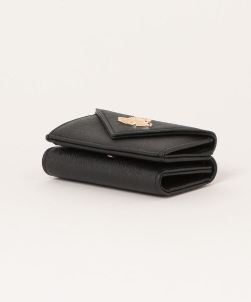 Vivienne Westwood(ヴィヴィアンウエストウッド)の「51010057U-S000B-SAFFIANO BIOGREEN ENV BILLFORD W C PKT(財布・レディース・ブラック・FREE)」の3枚目の写真