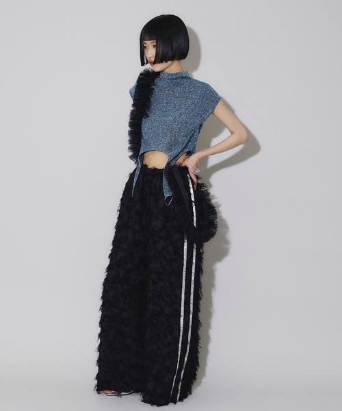 VIOLETTA（ヴィオレッタ）の「【select】チュールフリルサスペンダー（サスペンダー・レディース・グレー/ブラック/オフホワイト・FREE）」の20枚目の写真