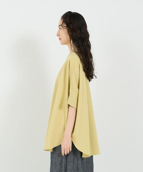 conges payes ADIEU TRISTESSE（コンジェ ペイエ アデュートリステス）の「ポンチョTシャツ（Tシャツ/カットソー・レディース・ブラック/ピンク/イエロー/ストライプ・FREE）」の9枚目の写真