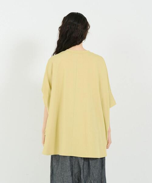 conges payes ADIEU TRISTESSE（コンジェ ペイエ アデュートリステス）の「ポンチョTシャツ（Tシャツ/カットソー・レディース・ブラック/ピンク/イエロー/ストライプ・FREE）」の10枚目の写真