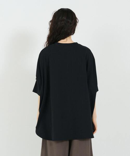 conges payes ADIEU TRISTESSE（コンジェ ペイエ アデュートリステス）の「ポンチョTシャツ（Tシャツ/カットソー・レディース・ブラック/ピンク/イエロー/ストライプ・FREE）」の16枚目の写真