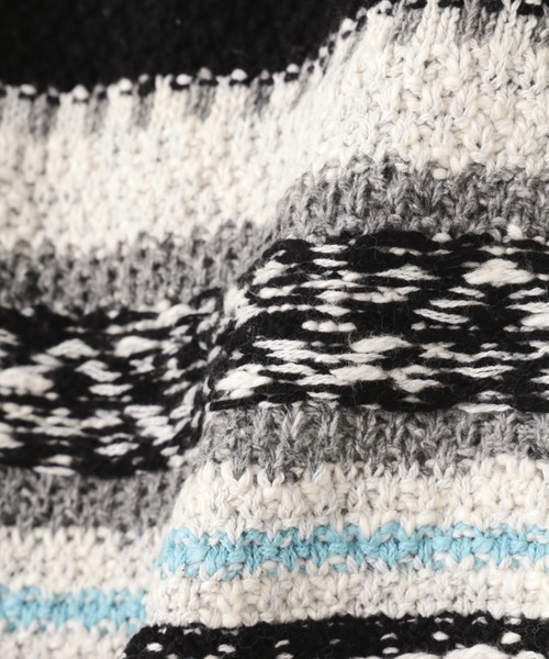 CREOLME(クレオルム)の「(CREOLME)マルチボーダーニットカーデ(カーディガン/ボレロ・レディース・ピンク/グレー・FREE)」の20枚目の写真