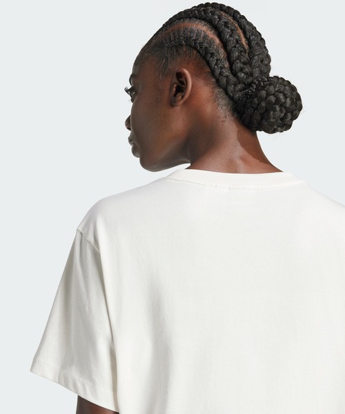 セール】ファッション グラフィック フローラル トレフォイル T