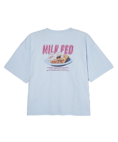 MILKFED.（ミルクフェド）の「DELICIOUS PIE WIDE S/S TEE（Tシャツ/カットソー・レディース・ブラック/ライトブルー/ホワイト・M/L）」の3枚目の写真