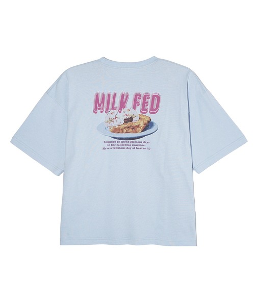 MILKFED.（ミルクフェド）の「DELICIOUS PIE WIDE S/S TEE（Tシャツ/カットソー・レディース・ブラック/ライトブルー/ホワイト・M/L）」の13枚目の写真