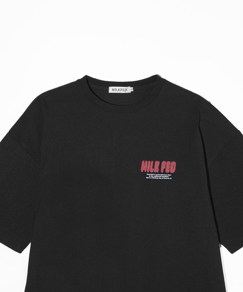 MILKFED.（ミルクフェド）の「DELICIOUS PIE WIDE S/S TEE（Tシャツ/カットソー・レディース・ブラック/ライトブルー/ホワイト・M/L）」の5枚目の写真