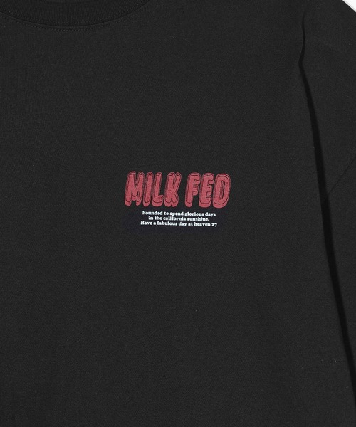 MILKFED.（ミルクフェド）の「DELICIOUS PIE WIDE S/S TEE（Tシャツ/カットソー・レディース・ブラック/ライトブルー/ホワイト・M/L）」の6枚目の写真