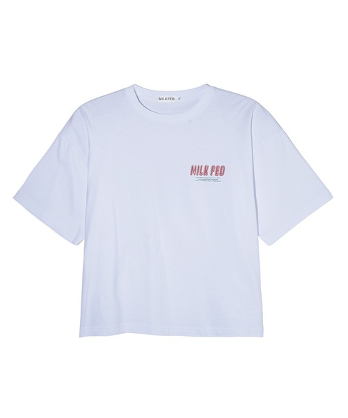 MILKFED.（ミルクフェド）の「DELICIOUS PIE WIDE S/S TEE（Tシャツ/カットソー・レディース・ブラック/ライトブルー/ホワイト・M/L）」の10枚目の写真