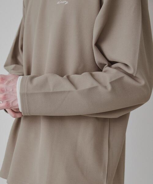 LUCY（ルーシー）の「LUCY/アンサンブルキーネックプルオーバー（アンサンブル・メンズ・ダークグレー/ベージュ・LARGE/MEDIUM）」の6枚目の写真