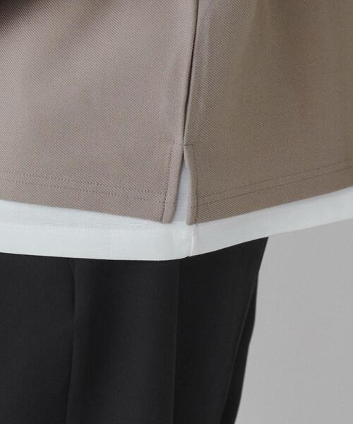 LUCY（ルーシー）の「LUCY/アンサンブルキーネックプルオーバー（アンサンブル・メンズ・ダークグレー/ベージュ・LARGE/MEDIUM）」の7枚目の写真