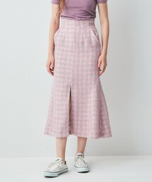 ループツイードマーメイドスカート