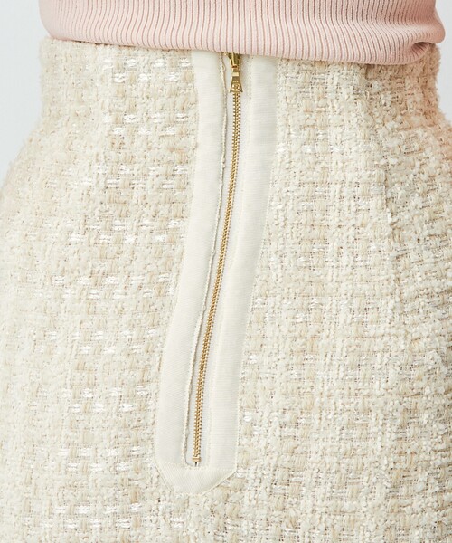 ME COUTURE（ミークチュール）の「ループツイードマーメイドスカート（スカート・レディース・アイボリー/ベビーピンク/ラベンダー・1/0）」の11枚目の写真