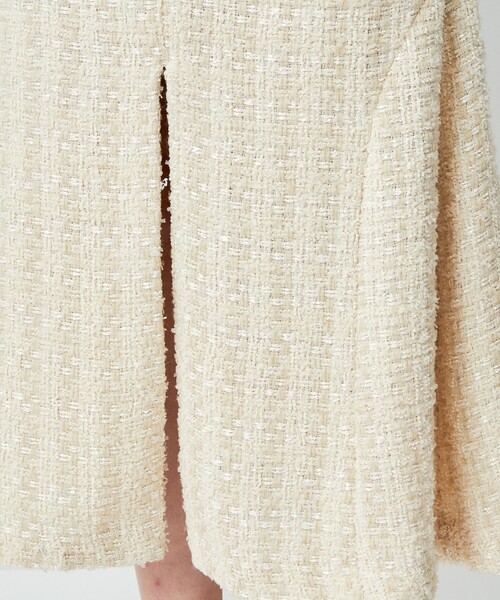 ME COUTURE（ミークチュール）の「ループツイードマーメイドスカート（スカート・レディース・アイボリー/ベビーピンク/ラベンダー・1/0）」の12枚目の写真